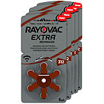 RAYOVAC Hörgeräte-Batterien 312 Extra Advanced 1,45V 180 mAh, 5x 6er Sparpack RAYOVAC 