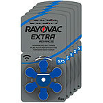 RAYOVAC Hörgeräte-Batterien 675 Extra Advanced 1,45V 640 mAh, 5x 6er Sparpack RAYOVAC