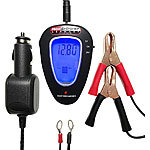 ProfiPower Kfz-Batterietester mit LCD-Display, 6 / 12 / 24 V, 3 Anschlusskabel ProfiPower