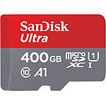 SanDisk Ultra microSDXC, 400 GB, 100 MB/s, Class 10, U1, A1, mit Adapter SanDisk microSD-Speicherkarte UHS U1
