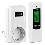 revolt Steckdosen-Thermostat mit mobiler Steuereinheit für Heiz- & Klimagerät revolt Steckdosen-Thermostate mit mobilen Steuereinheiten