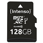 Intenso microSDXC-Speicherkarte UHS-I Premium 128 GB, bis 45 MB/s, Class 10/U1 Intenso microSD-Speicherkarten UHS U1