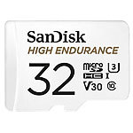 SanDisk High Endurance microSD-Karte mit SD-Adapter, 32 GB, Class 10, U3, V30 SanDisk microSD-Speicherkarte UHS U3