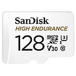 SanDisk High Endurance microSD-Karte mit SD-Adapter, 128 GB, Class 10, U3, V30 SanDisk microSD-Speicherkarte UHS U3