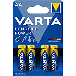 Varta Longlife Power Alkaline-Batterie, Typ AA/Mignon/LR6, 1,5 V, 4er-Set Varta 