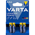 Varta Longlife Power Alkaline-Batterie, Typ AAA/Micro/LR03, 1,5 V, 4er-Set Varta Alkaline-Batterie Micro (AAA)