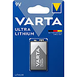 Varta Ultra Lithium-Batterie, Typ E-Block / 9V / 6FR61, 9 Volt Varta