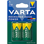 Varta Accu Power NiMH-Akku, Typ Baby / C / HR14, 1,2 V, 3.000 mAh, 2er-Set Varta