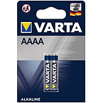 Varta Electronics Alkaline-Batterie, Typ AAAA/Mini/LR61, 1,5 V, 2er-Set Varta Alkaline-Batterie Mini (AAAA)