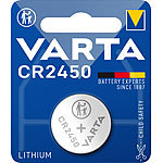 Varta Electronics Lithium-Knopfzelle, CR2450, 570 mAh, 3 Volt Varta Knopfzellen