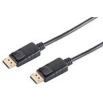 auvisio Displayport-Kabel, für Auflösungen bis 4K UHD, 2 m, schwarz auvisio