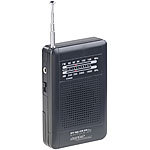 PEARL Analoges Taschenradio TAR-202 mit UKW- und MW-Empfang PEARL