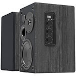 auvisio Aktives Stereo-Regallautsprecher-Set, Holz-Gehäuse, Bluetooth 5, 120 W auvisio Aktive Stereo-Regallautsprecher-Set mit Bluetooth und USB-Ladeports