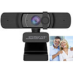 Somikon Full-HD-USB-Webcam mit Autofokus Versandrückläufer Somikon Webcams