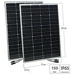revolt Solar-Set: WLAN-Mikroinverter mit 1,03-kWh-Akku & 2x 150-W-Solarmodule revolt