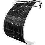 revolt Flexibles monokristallines Solarmodul mit Anschlusskabel, 100 W, IP67 revolt Flexible Solarpanels