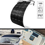 revolt Ultraleichtes flexibles Solarmodul, MC4-kompatibel, ETFE, 100 W, IP67 revolt Flexible Solarmodule für Wohnmobile & Boote