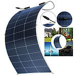 revolt Ultraleichtes flexibles Solarmodul für MC4, 100W, IP67 revolt Flexible Solarmodule für Wohnmobile & Boote