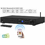 VR-Radio Digitaler WLAN-HiFi-Tuner, Internetradio, DAB+, Bluetooth, schwarz VR-Radio HiFi-Tuner für Internetradios & DAB+, mit USB-Ladeports