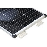 revolt 4er-Set Solarmodul-Z-Halterungen, Muttern & Schrauben, zur Dachmontage revolt Z-Halterungs-Sets für Solapanel mit Aluminium-Rahmen