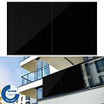 revolt 810W (2x405W) MPPT-Balkon-Solaranlage + 600W On-Grid-Wechselrichter revolt Solaranlagen-Set: Mikro-Inverter mit MPPT-Regler und Solarpanel