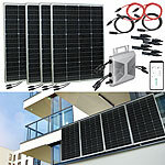 revolt 600W (4x150W) MPPT-Balkon-Solaranlage + 600W On-Grid-Wechselrichter revolt