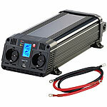 revolt 12-V-Wechselrichter auf 230 Volt, USB Typ A & C, Versandrückläufer revolt KFZ-Spannungswandler mit reiner Sinuswelle