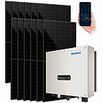RENAC On-Grid-Solar-Wechselrichter + 12x 405-W-Solarpanel, 3-phasig, 10 kW RENAC On-Grid-Solaranlagem mit Dual-MPP-Tracker