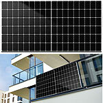 Solar-Hybrid-Inverter mit 12x 430-W-Solarmodulen, WLAN, Anschluss-Set DAH Solar Solaranlagen-Sets: Hybrid-Inverter mit Solarpanelen und MPPT-Laderegler