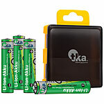 tka Köbele Akkutechnik 4er-Set Li-Ion-Akkus Typ AAA / Micro, 1.300 mWh, wiederaufladbar, 1,5V tka Köbele Akkutechnik Li-Ion-Akkus Typ AAA / Micro