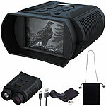 Zavarius Binokulares Akku-Nachtsichtgerät, QHD-Kamera, bis 500 m IR-Nachtsicht Zavarius Binokulare QHD-Nachtsichtgeräte mit Aufnahme-Funktion