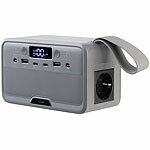 revolt Powerstation & Solargenerator mit 89,6 Wh, 230 Volt, 100 Watt revolt 2in1-Hochleistungsakkus & Solar-Generatoren