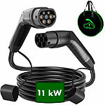 revolt 3-phasiges Typ-2-Ladekabel, Modus 3, 16 A, 11 kW, 5 m Länge revolt 3-phasiges E-Auto-Ladekabel Typ 2, Modus 3