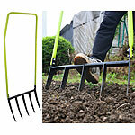 Royal Gardineer Grabegabel zum Tiefenlockern, rückenschonend, 5 Zinken mit 30 cm Länge Royal Gardineer 