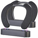 auvisio 2er-Set Funk-TV-Hörverstärker & Nackenlautsprecher, 3 Profile, DSP auvisio Hörverstärker und Nackenlautsprecher 