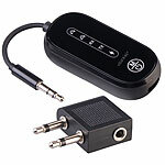 auvisio Audio-Transmitter & Reiceiver mit Flugzeugadapter, Bluetooth 5.4, Akku auvisio Audio-Transmitter & Reiceiver mit Flugzeugadapter, Bluetooth