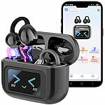 auvisio Clip-on-Ohrhörer und KI-Echtzeitübersetzer für 115 Sprachen, App auvisio Clip-on-Ohrhörer und KI-Echtzeitübersetzer