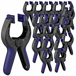 AGT 20er-Set Klemmzwingen, 14 kg Klemmkraft, 8 cm Spannweite AGT Klemmzwingen 