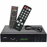 auvisio HD-SAT-Receiver, DVB-S/S2, free-to-Air-Empfang, H.265, HDMI, SCART auvisio HD-Sat-Receiver 