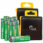 tka Köbele Akkutechnik 8er-Set Li-Ion-Akkus Typ AA / Mignon, 3.000 mWh, wiederaufladbar, 1,5V tka Köbele Akkutechnik Li-Ion-Akkus Typ AA / Mignon, mit Aufbewahrungsbox