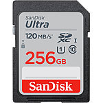 SanDisk Ultra SDXC-Speicherkarte, 256 GB, 120 MB/s, Class 10, U1 SanDisk SD-Speicherkarten (SDHC)
