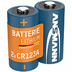 Ansmann Foto-Lithium-Batterie Typ CR123A, 3 V, 2er-Pack Ansmann Photo Lithium Batterien Typ CR123A