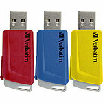 Verbatim 3er-Pack USB 3.2-Sticks, je 16 GB, 80 MB/s lesen, 25 MB/s schreiben Verbatim