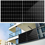 revolt 6er-Set monokristalline Solarmodule, 550 W, MC4-komp., IP68, schwarz revolt Solarpanels mit Halbzellen-Technologie
