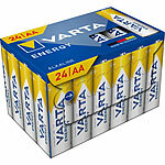 Varta Energy Alkaline-Batterien Typ AA / Mignon, 1,5 V, 24er-Set Varta Alkaline-Batterien Mignon (AA) 