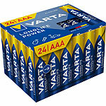 Varta Longlife Power Alkaline-Batterien Typ AAA / Micro, 1,5 Volt, 24er-Set Varta Alkaline-Batterien Micro (AAA)