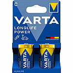 Longlife Power Alkaline-Batterie, Typ Baby / C / LR14, 1,5 V, 2er-Set Alkaline Batterien Baby (Typ C) 