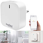 Luminea Home Control WLAN-Gateway mit Bluetooth-Mesh für Smart-Home-Geräte mit ELESION Luminea Home Control