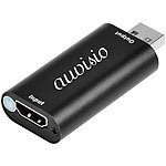 auvisio HDMI-USB-Videograbber für Full-HD-Aufnahmen und  -Streaming auvisio HDMI-USB-Videograbber