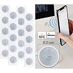Callstel 20er-Set NFC-Tag-Sticker, kompatibel mit iOS & Android, 504 Byte Callstel NFC-Tag-Sticker für iOS- und Android-Apps